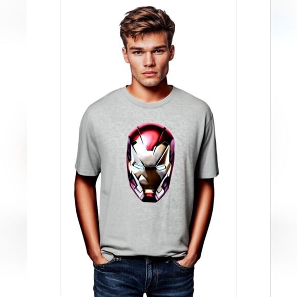 Men's Collectible Iron Man Graphic Tshirt. BY0L - Picture 1 of 5